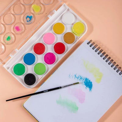12-Color Watercolor Set