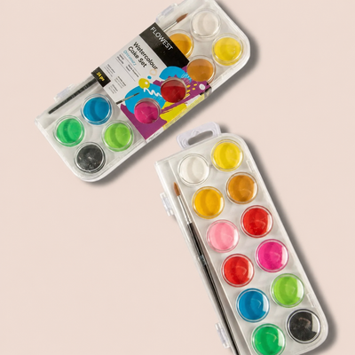 12-Color Watercolor Set