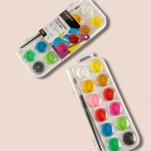 12-Color Watercolor Set
